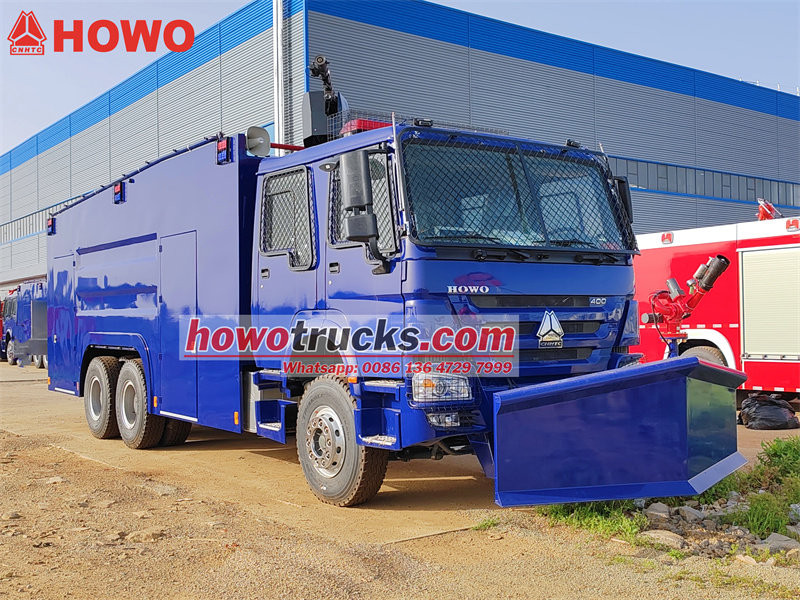 Howo Fire Water Cannon Riot Truck