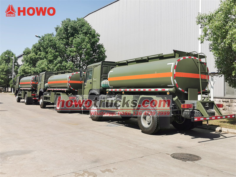 HOWO diesel tanker trucks for sale