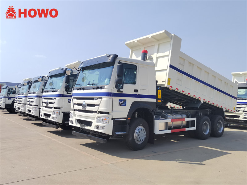10 units HOWO 20tons dump trucks export Ethiopia
