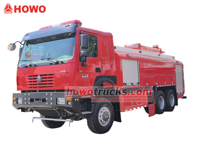 All Wheel Drive Water Tank Fire Vehicle HOWO