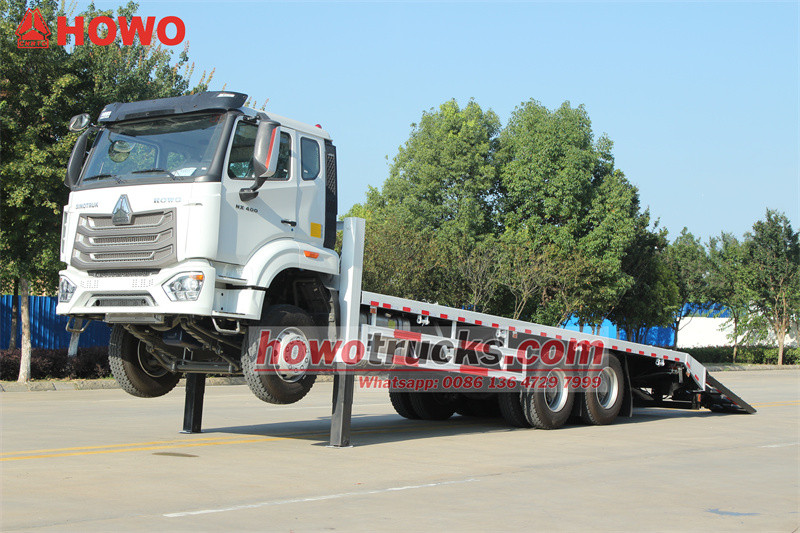 HOWO 6x4 flatbed trailer 