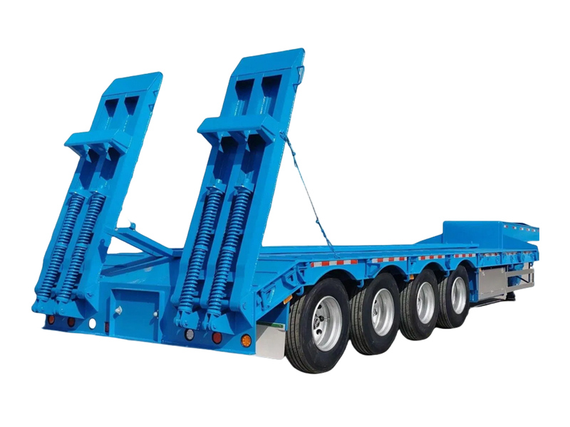80t HOWO Low Bed Trailer Truck