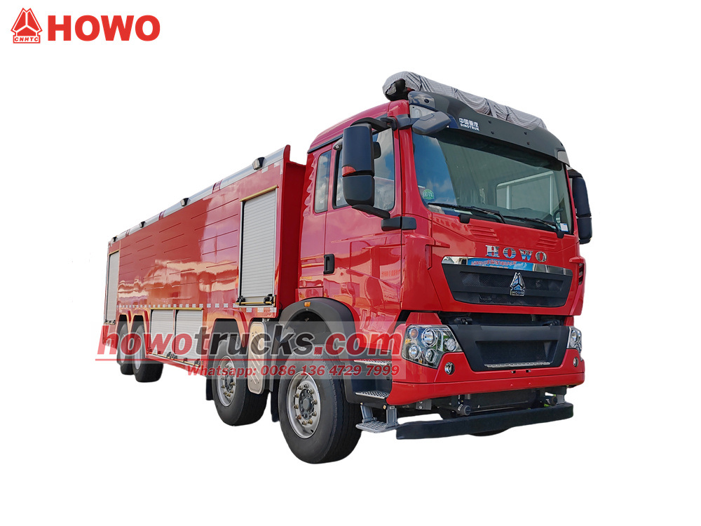 HOWO TX 8x4 foam water fire truck