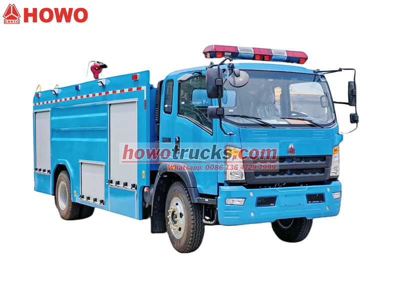 HOWO 4x2  fire fighting truck