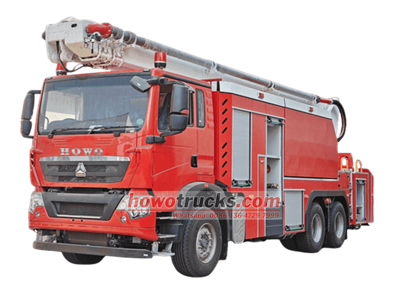 Howo aerial Ladder Truck