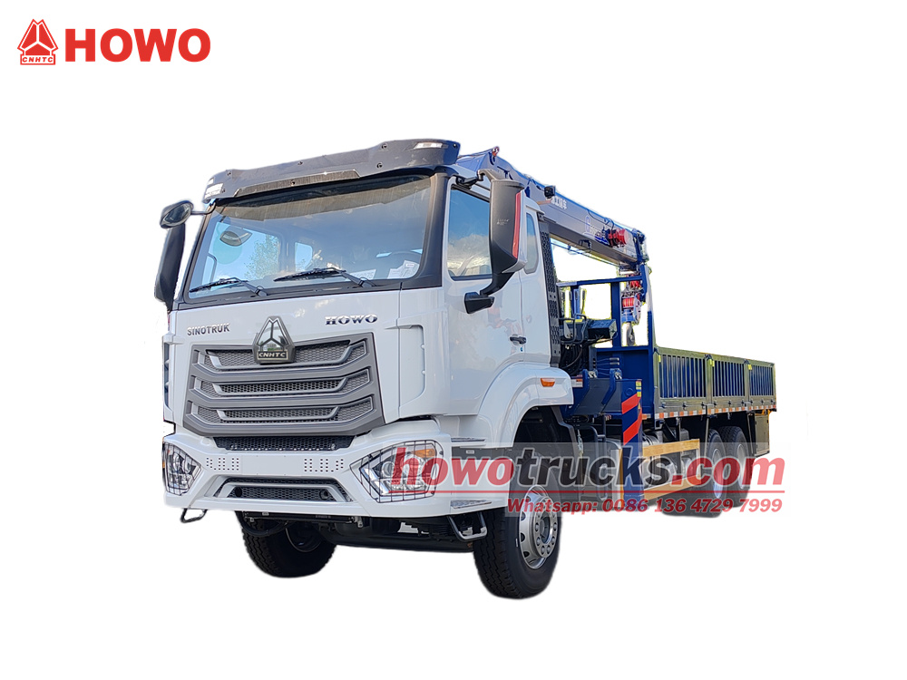 Sinotruk HOWO NX 6x4 truck-mounted crane