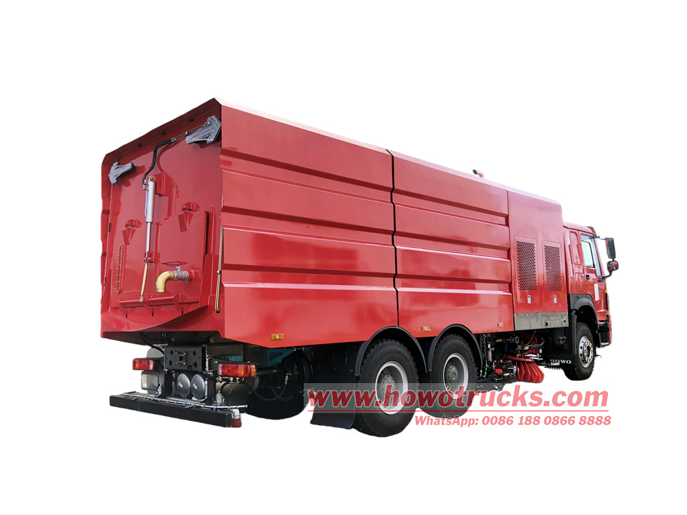 HOWO 6x4 road sweeper vehicle