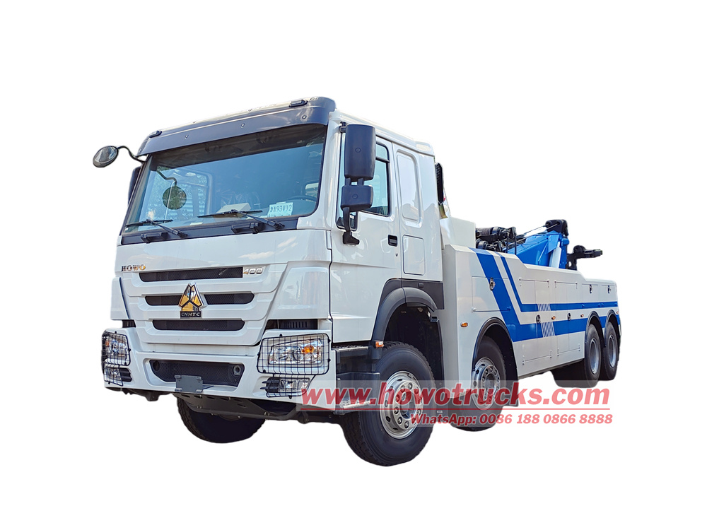 HOWO 8X4 heavy duty tow truck