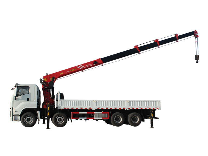 HOWO 10 wheeler telescopic boom truck