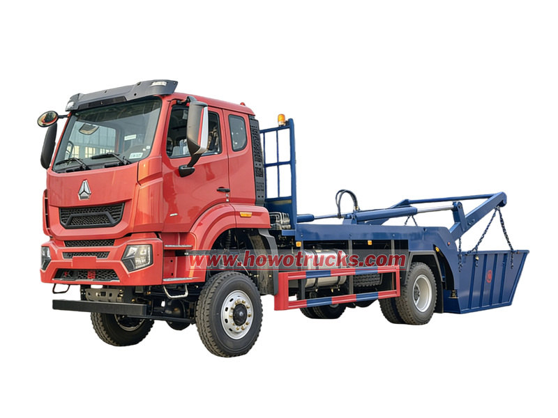 Ưu điểm vượt trội của xe xúc lật địa hình HOWO 4x4