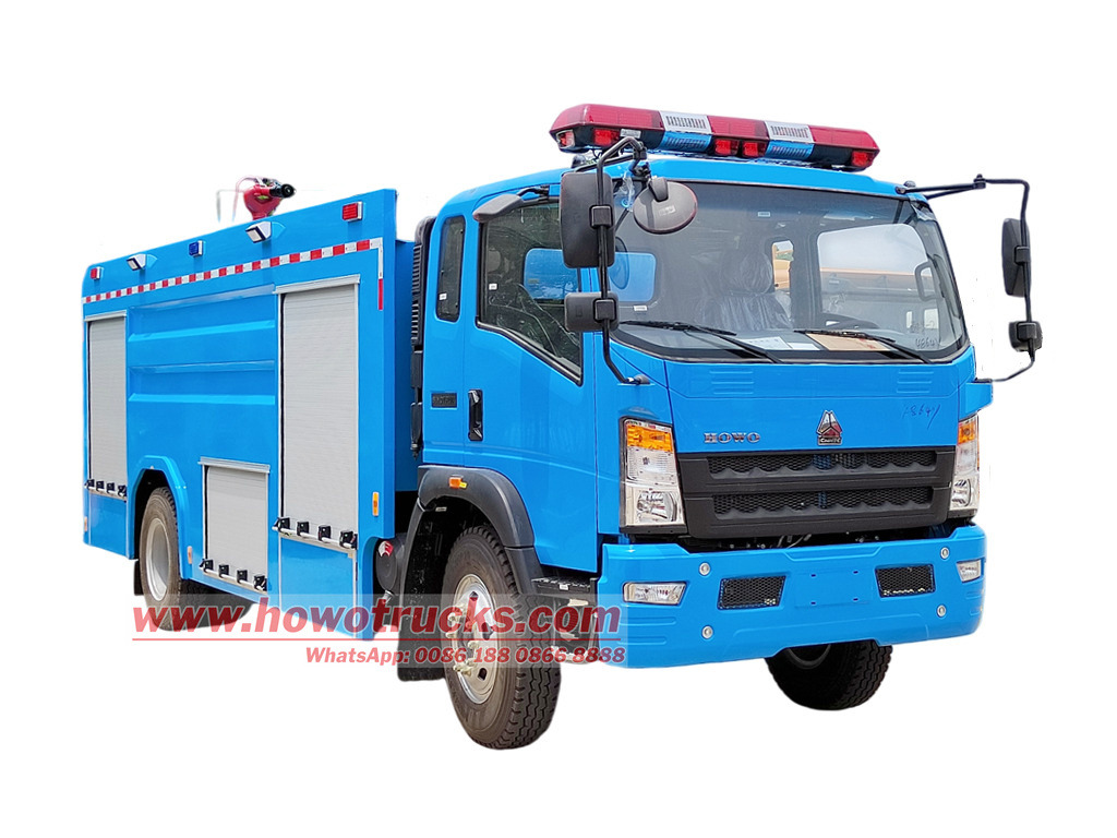 howo light water fire truck