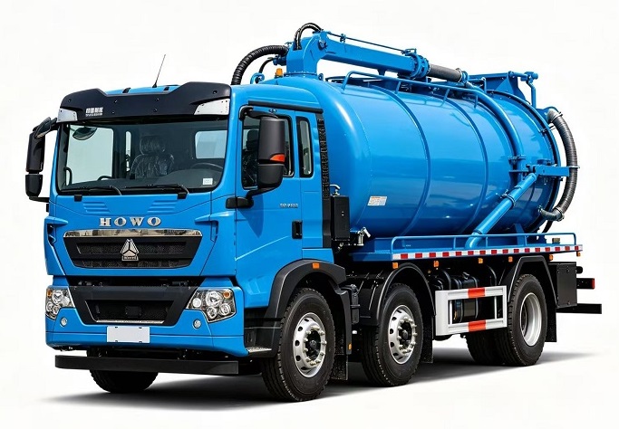 Xe phun rửa chân không Howo
