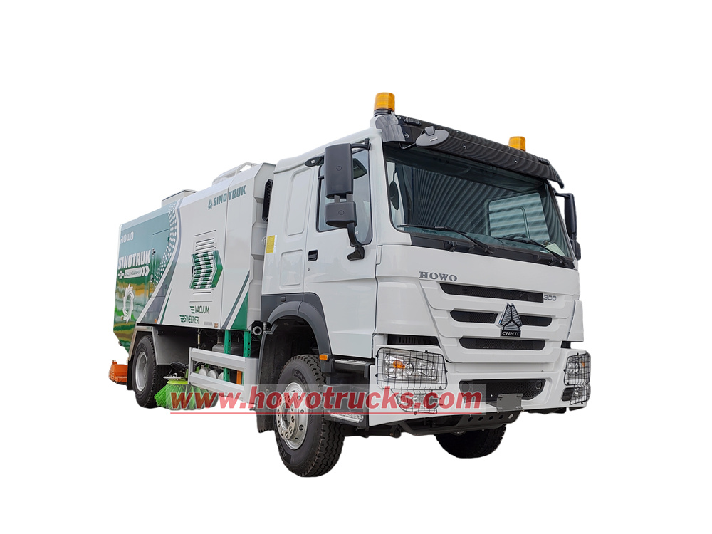 HOWO 300HP 10cbm vacuum sweeping truck HOWO 300HP 10cbm vacuum sweeping truck